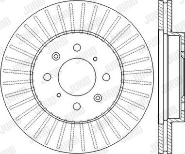 Jurid 562545J-1 - Disque de frein cwaw.fr