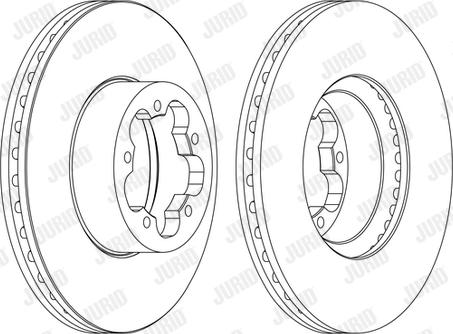 Jurid 562540JC-1 - Disque de frein cwaw.fr