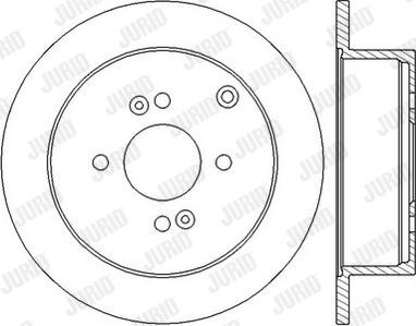 Jurid 562551JC-1 - Disque de frein cwaw.fr