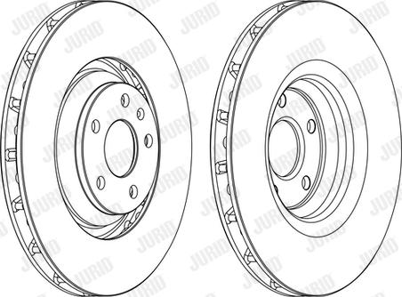 Jurid 562508JC-1 - Disque de frein cwaw.fr