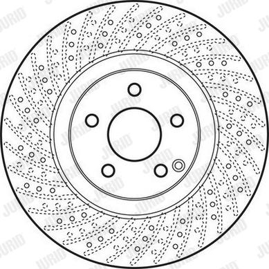 Jurid 562673JC - Disque de frein cwaw.fr