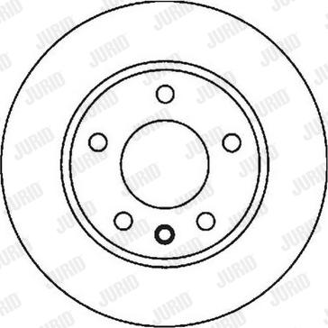 Jurid 562039JC-1 - Disque de frein cwaw.fr