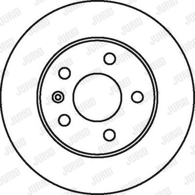 Jurid 562072JC-1 - Disque de frein cwaw.fr