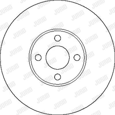 Jurid 562154J - Disque de frein cwaw.fr