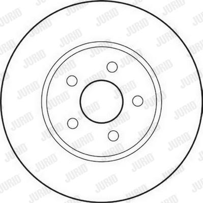 Jurid 562180J - Disque de frein cwaw.fr