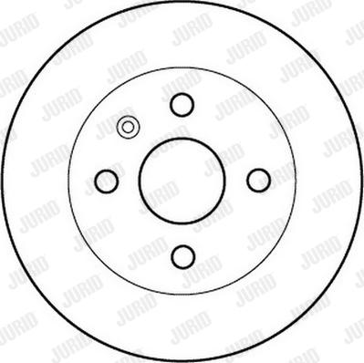 Jurid 562181J - Disque de frein cwaw.fr