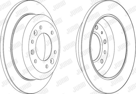 Jurid 562869JC-1 - Disque de frein cwaw.fr