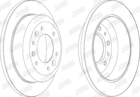 Jurid 562869JC - Disque de frein cwaw.fr