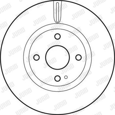 Jurid 562834JC-1 - Disque de frein cwaw.fr