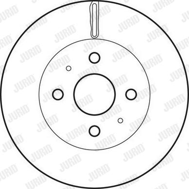 Jurid 562832JC - Disque de frein cwaw.fr