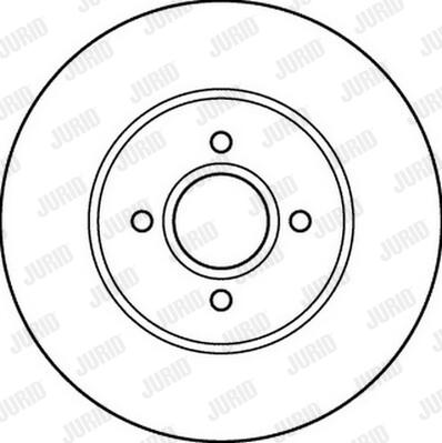 Jurid 562206JC-1 - Disque de frein cwaw.fr