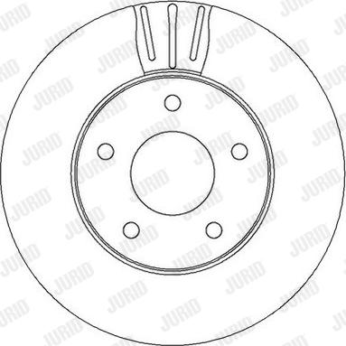 Jurid 562281J - Disque de frein cwaw.fr