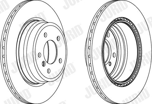 Jurid 562721J-1 - Disque de frein cwaw.fr