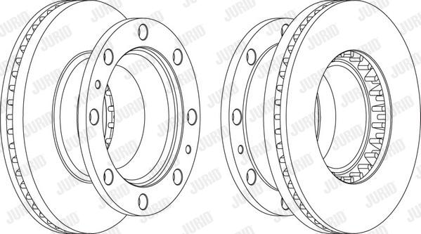 Jurid 567575J - Disque de frein cwaw.fr