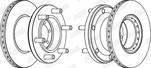 Jurid 567124J - Disque de frein cwaw.fr