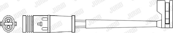 Jurid 581437 - Contact d'avertissement, usure des plaquettes de frein cwaw.fr