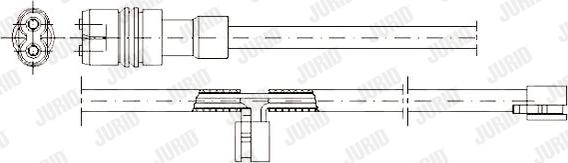 Jurid 581352 - Contact d'avertissement, usure des plaquettes de frein cwaw.fr