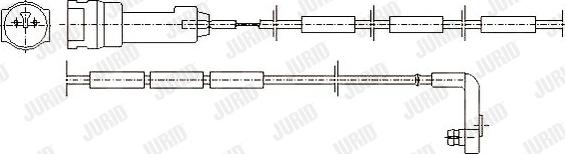 Jurid 581309 - Contact d'avertissement, usure des plaquettes de frein cwaw.fr