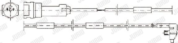 Jurid 581308 - Contact d'avertissement, usure des plaquettes de frein cwaw.fr