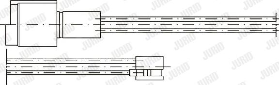 Jurid 581302 - Contact d'avertissement, usure des plaquettes de frein cwaw.fr