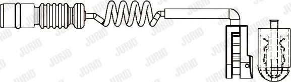 Jurid 581384 - Contact d'avertissement, usure des plaquettes de frein cwaw.fr