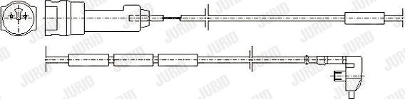 Jurid 581334 - Contact d'avertissement, usure des plaquettes de frein cwaw.fr