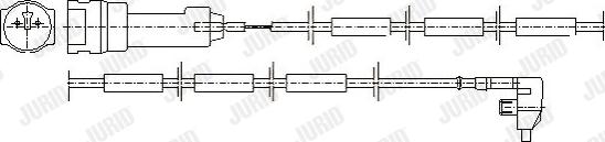 Jurid 581335 - Contact d'avertissement, usure des plaquettes de frein cwaw.fr