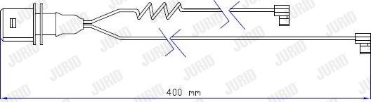 Jurid 587026 - Contact d'avertissement, usure des plaquettes de frein cwaw.fr