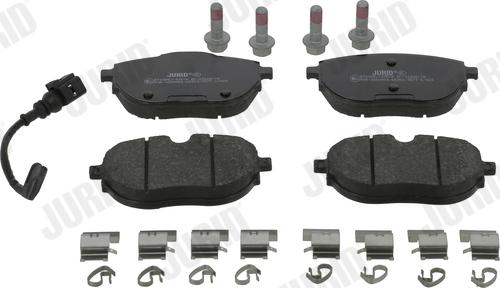 Jurid 574085J - Kit de plaquettes de frein, frein à disque cwaw.fr