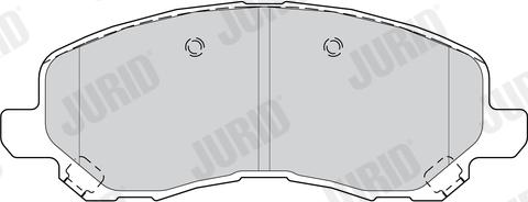 Jurid 574082J - Kit de plaquettes de frein, frein à disque cwaw.fr