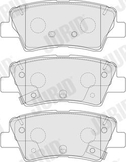 Jurid 574192J - Kit de plaquettes de frein, frein à disque cwaw.fr