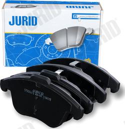 Jurid 575026J-D - Kit de plaquettes de frein, frein à disque cwaw.fr