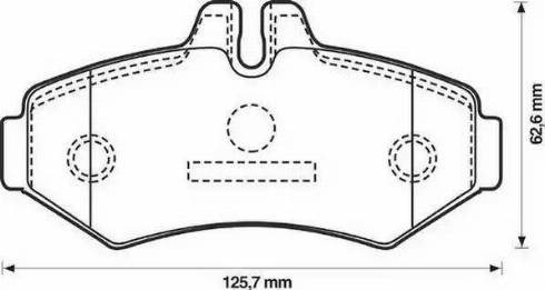 Lemförder 26271 01 - Kit de plaquettes de frein, frein à disque cwaw.fr