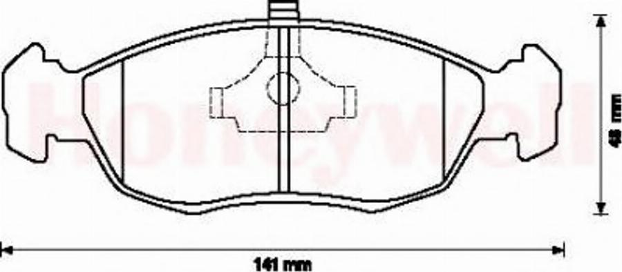 Jurid 571902JAS - Kit de plaquettes de frein, frein à disque cwaw.fr