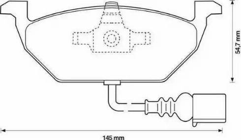 Valeo 601120 - Kit de plaquettes de frein, frein à disque cwaw.fr