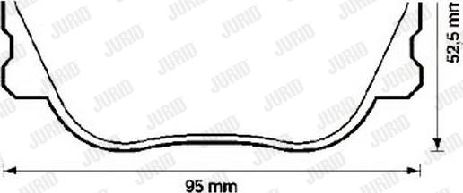 Jurid 571415J - Kit de plaquettes de frein, frein à disque cwaw.fr