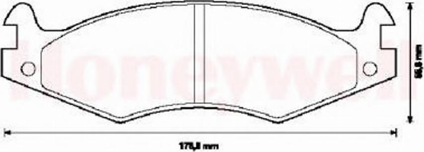 Jurid 571424JAS - Kit de plaquettes de frein, frein à disque cwaw.fr