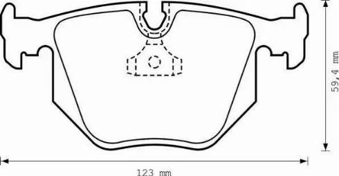 Jurid 571545J-AS - Kit de plaquettes de frein, frein à disque cwaw.fr