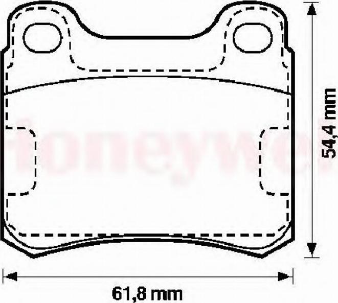 Jurid 571555JAS - Kit de plaquettes de frein, frein à disque cwaw.fr