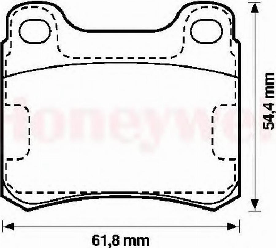 Jurid 571556J-AS - Kit de plaquettes de frein, frein à disque cwaw.fr