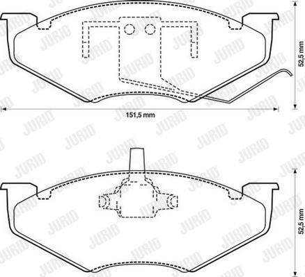 Lemförder 26535 - Kit de plaquettes de frein, frein à disque cwaw.fr