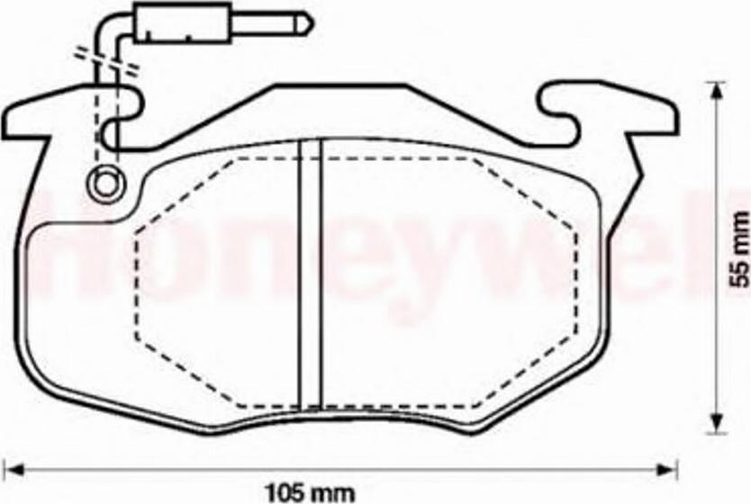 Jurid 571525JAS - Kit de plaquettes de frein, frein à disque cwaw.fr