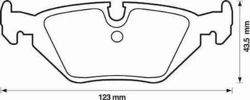 Jurid 571527J-AS - Kit de plaquettes de frein, frein à disque cwaw.fr