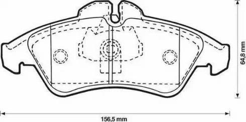 Lemförder 20542 04 - Kit de plaquettes de frein, frein à disque cwaw.fr