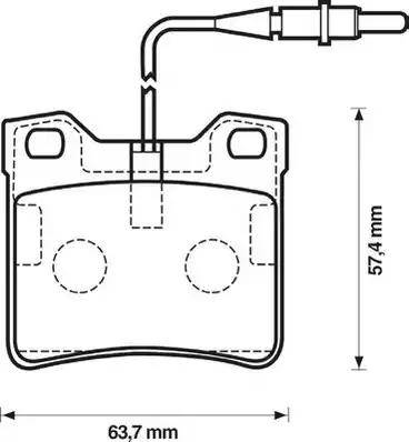 Jurid 571845J-AS - Kit de plaquettes de frein, frein à disque cwaw.fr