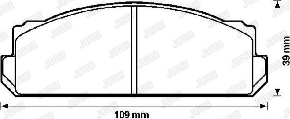 Jurid 571810J - Kit de plaquettes de frein, frein à disque cwaw.fr