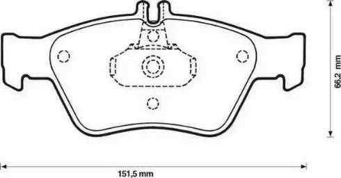 Jurid 571877J-AS - Kit de plaquettes de frein, frein à disque cwaw.fr