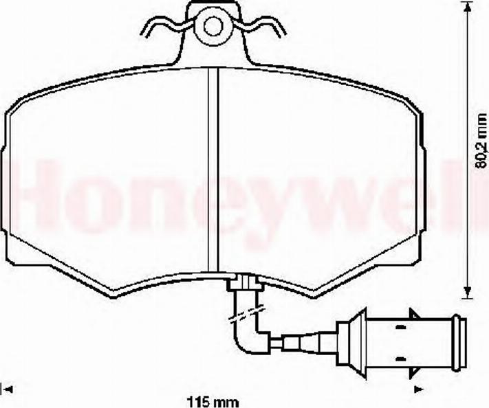 Jurid 571397JAS - Kit de plaquettes de frein, frein à disque cwaw.fr