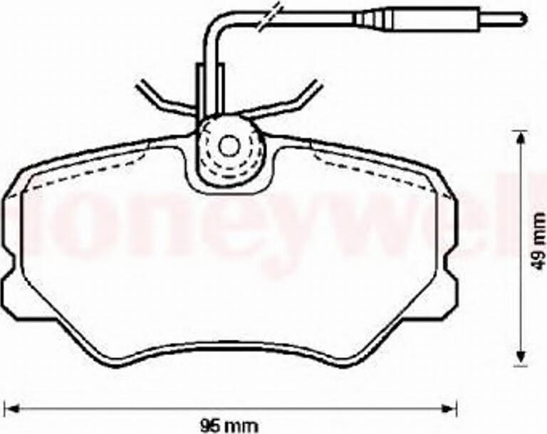 Jurid 571359JAS - Kit de plaquettes de frein, frein à disque cwaw.fr