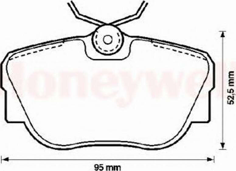 Jurid 571352JAS - Kit de plaquettes de frein, frein à disque cwaw.fr